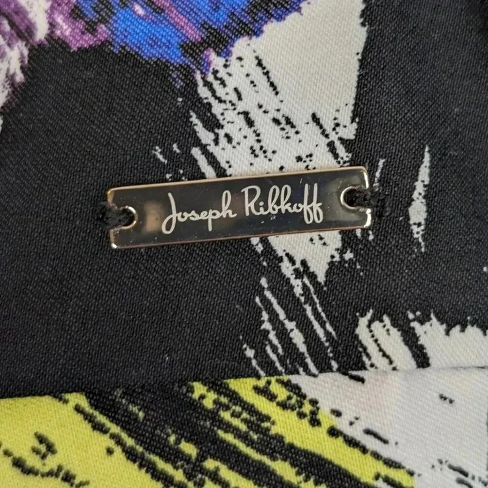 🍁Joseph Ribkoff Abstract Brushstroke Pants - Picture 3 of 5